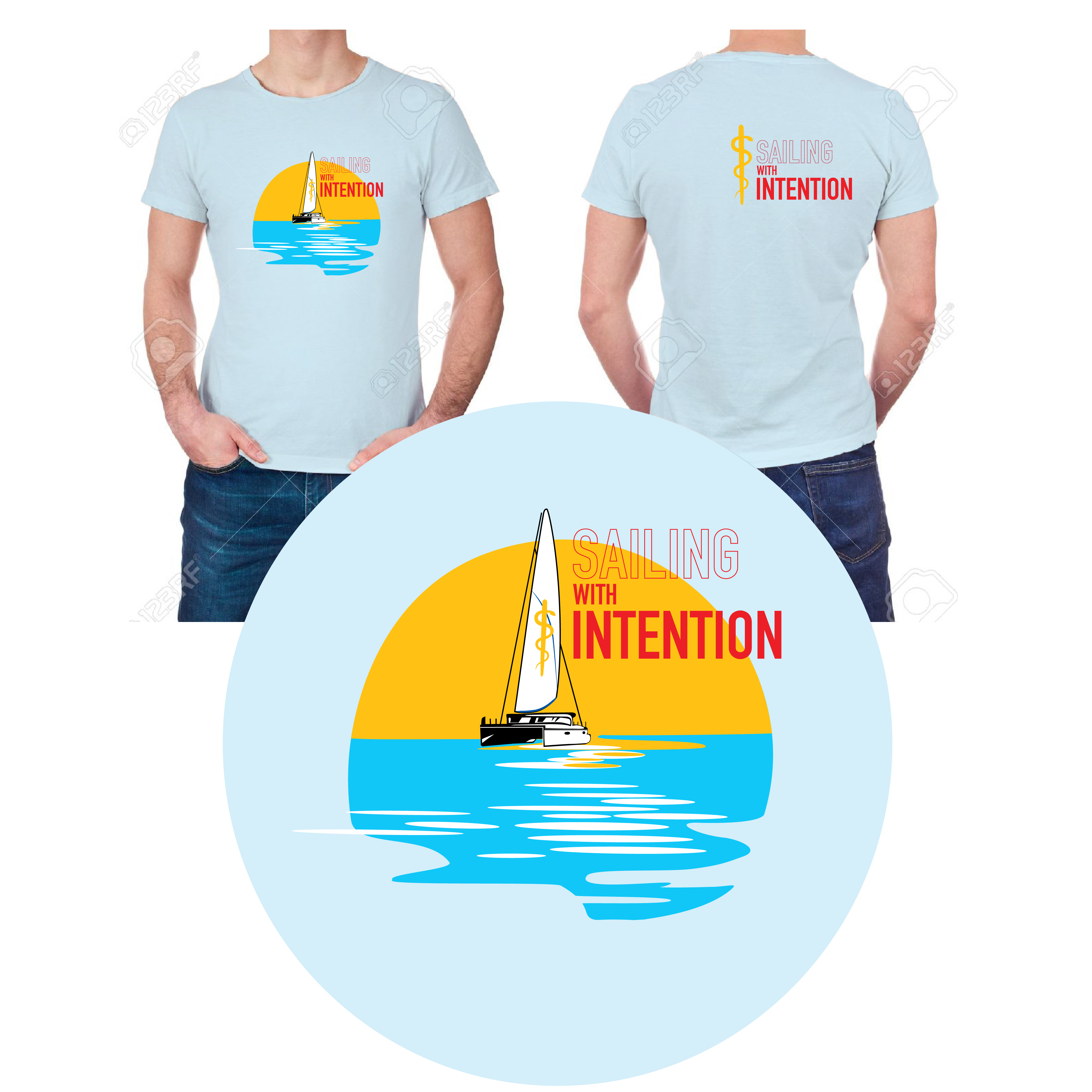 T-shirt Design by titop24 for Care2Go Sailing | Design #24193195