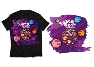 Space Dust Retro Candy  | Diseño de Camiseta por Bear Studio