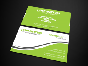 Visitenkarten-Design von Verified artistry (Design garden) für Lawn Matters | Design: #24170062