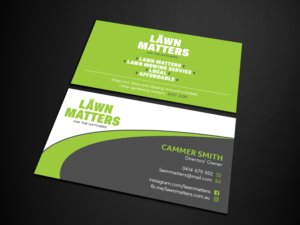 Visitenkarten-Design von Verified artistry (Design garden) für Lawn Matters | Design: #24170065