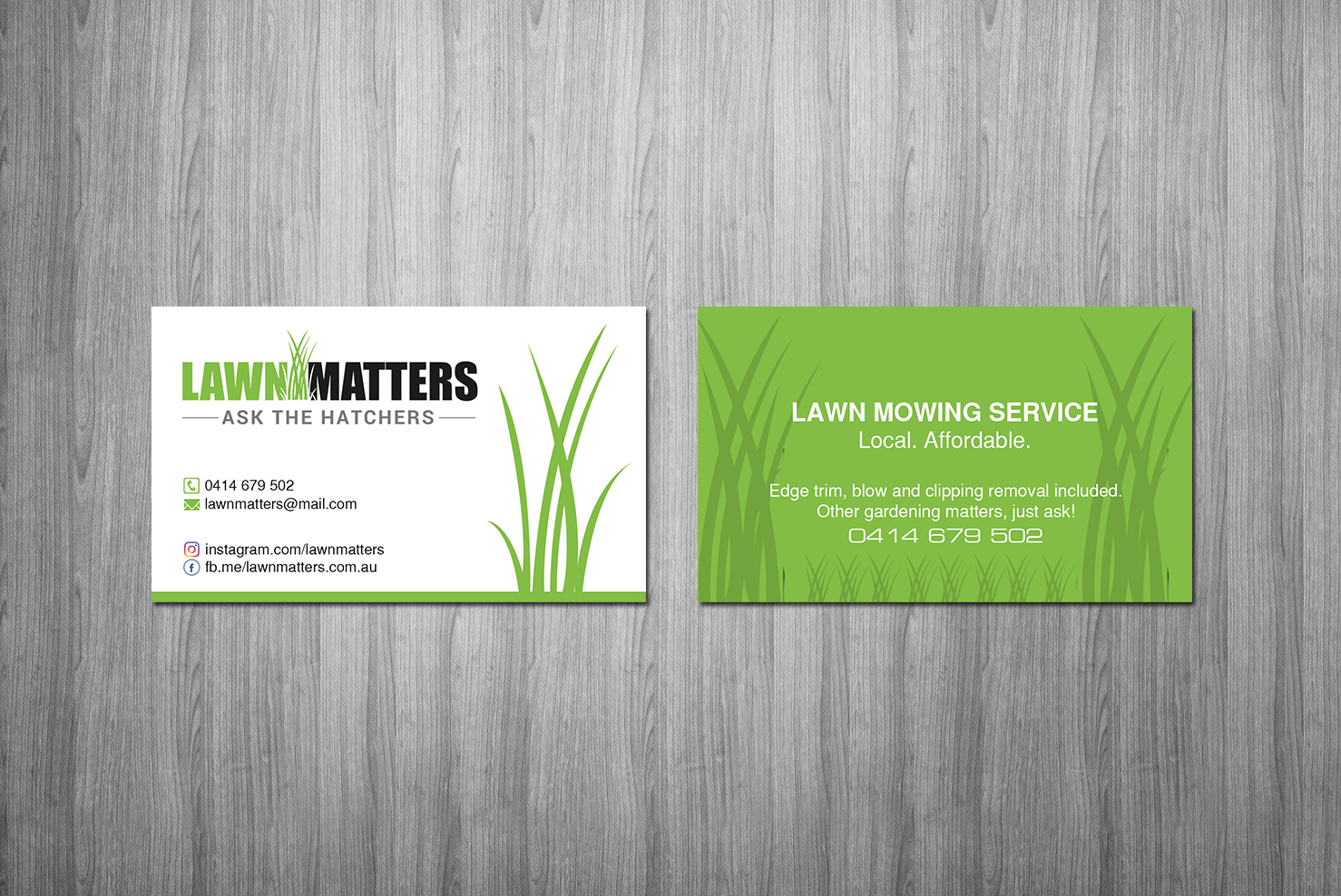 Business Card Design by Creations Box 2015 for Lawn Matters | Design #24169200