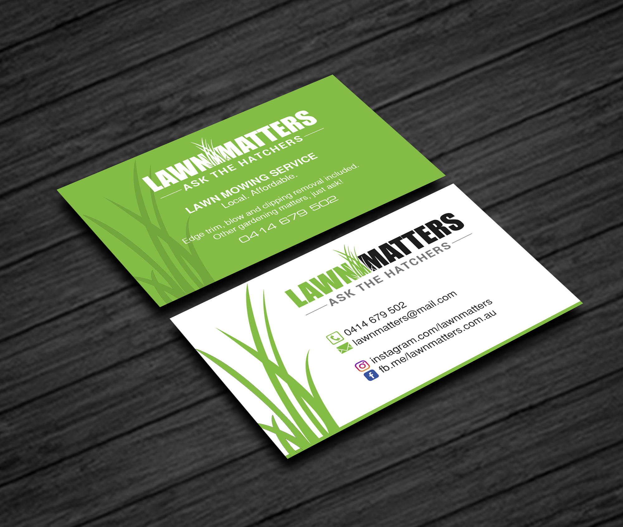 Business Card Design by Creations Box 2015 for Lawn Matters | Design #24169227