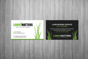 Visitenkarten-Design von Creations Box 2015 für Lawn Matters | Design: #24170459