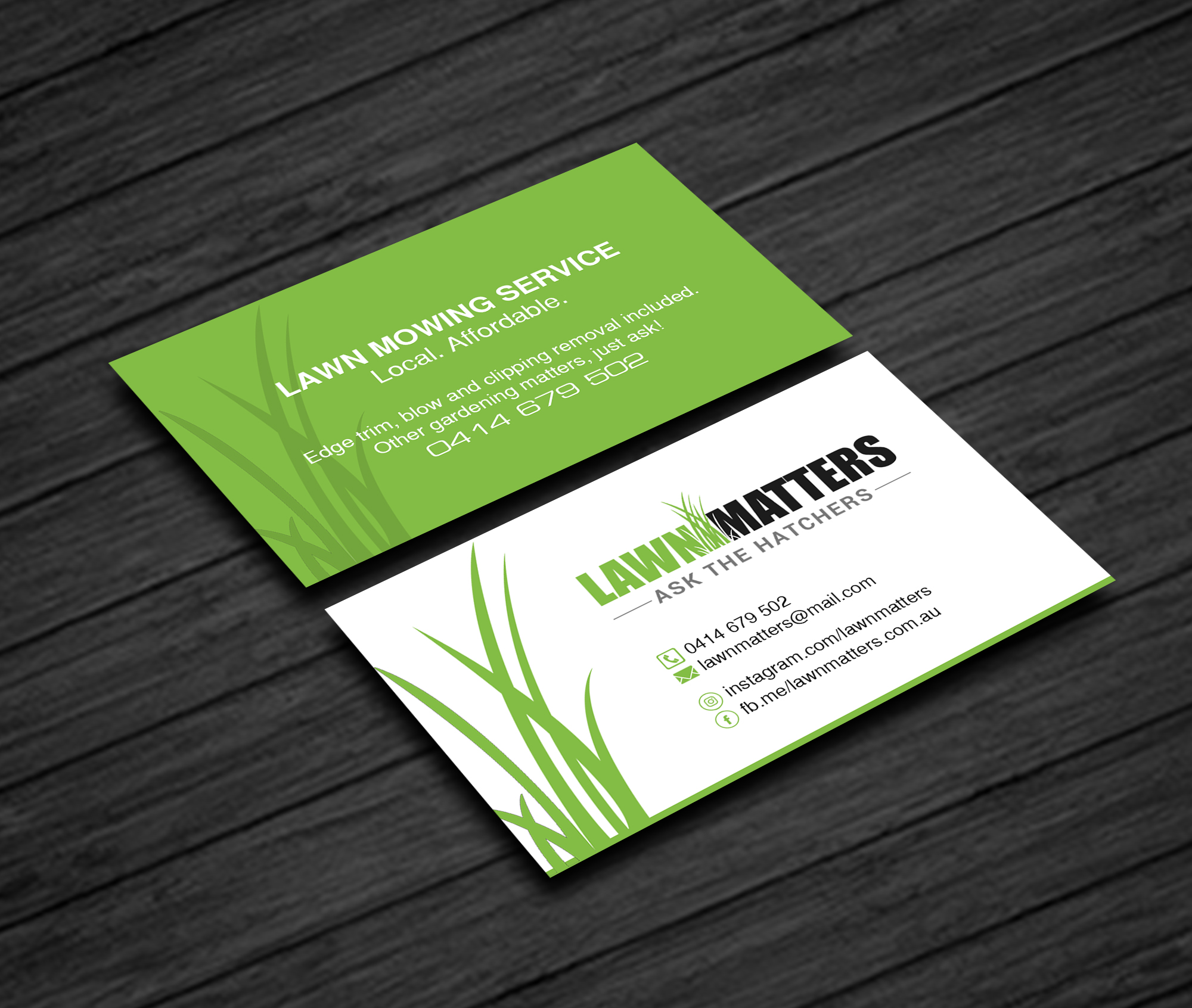 Business Card Design by Creations Box 2015 for Lawn Matters | Design #24170471