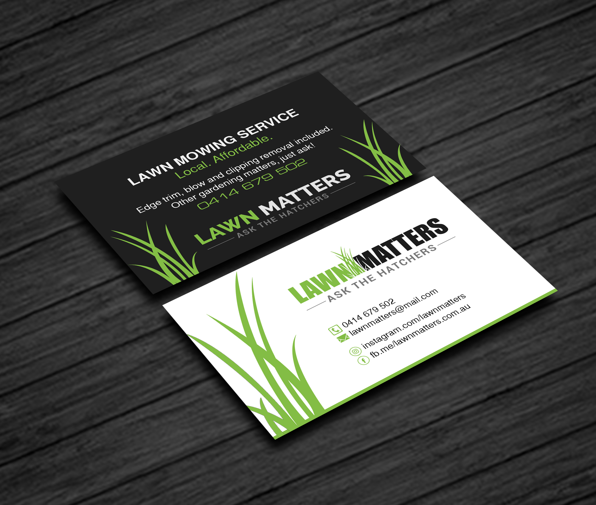 Business Card Design by Creations Box 2015 for Lawn Matters | Design #24170472