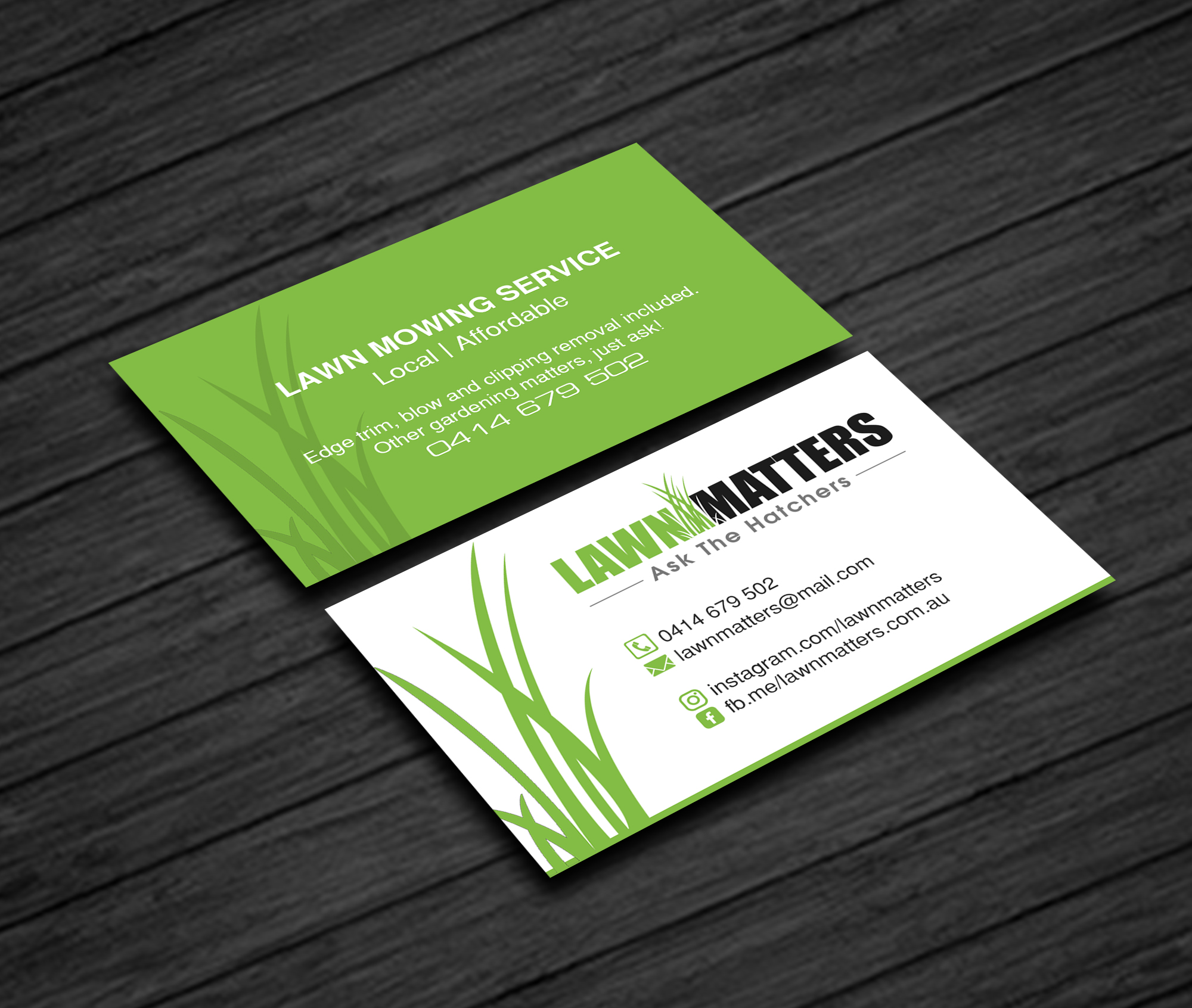 Business Card Design by Creations Box 2015 for Lawn Matters | Design #24171540