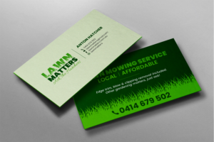 Visitenkarten-Design von chandrayaan.creative für Lawn Matters | Design: #24175299