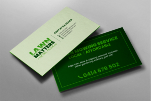 Diseño de Tarjeta de Presentación por chandrayaan.creative para Lawn Matters | Diseño: #24175386