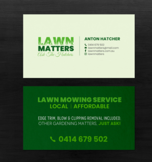 Visitenkarten-Design von chandrayaan.creative für Lawn Matters | Design: #24175538