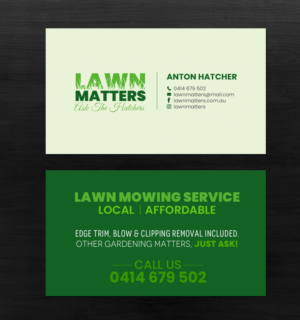 Visitenkarten-Design von chandrayaan.creative für Lawn Matters | Design: #24175970