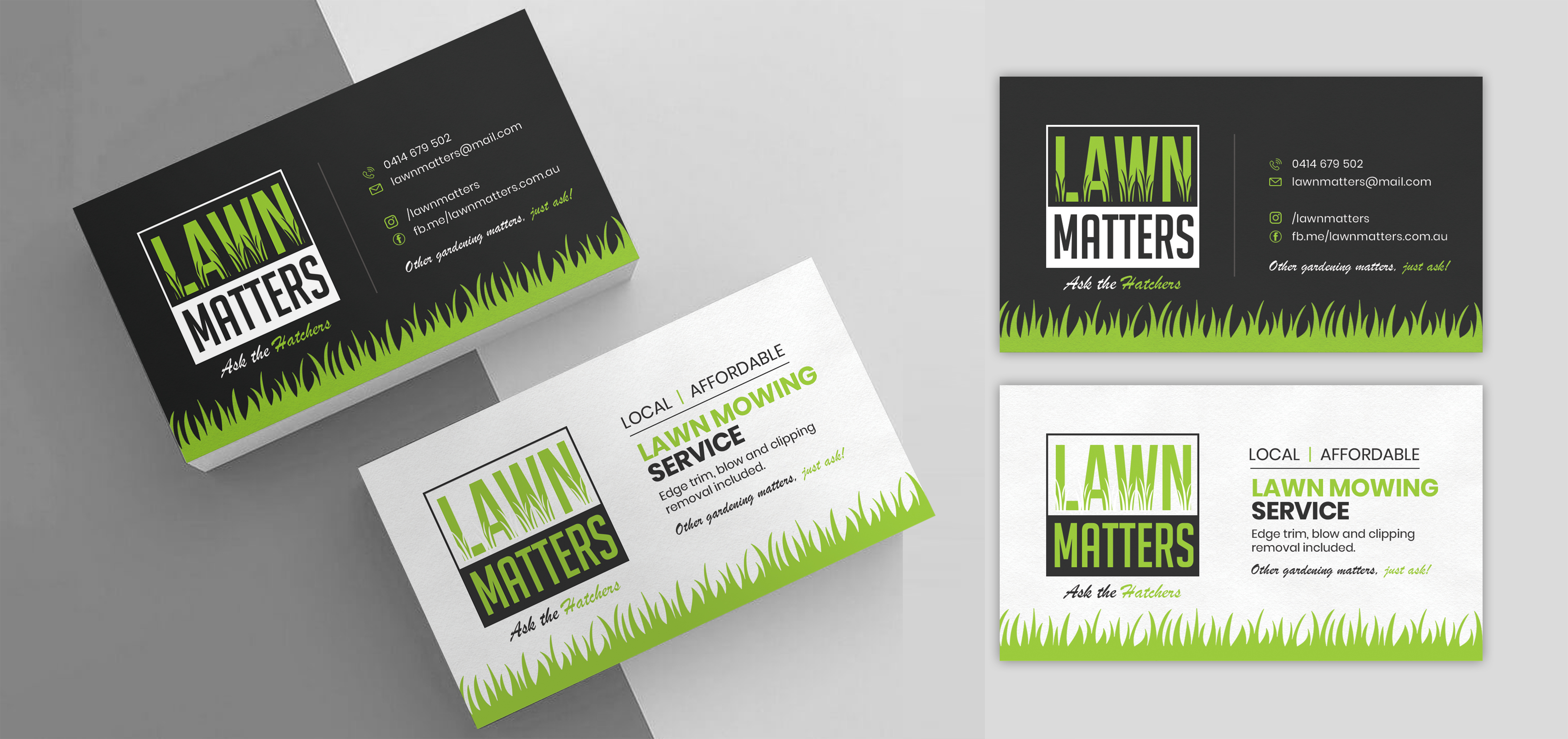 Business Card Design by ARTOGRAPHY for Lawn Matters | Design #24166457