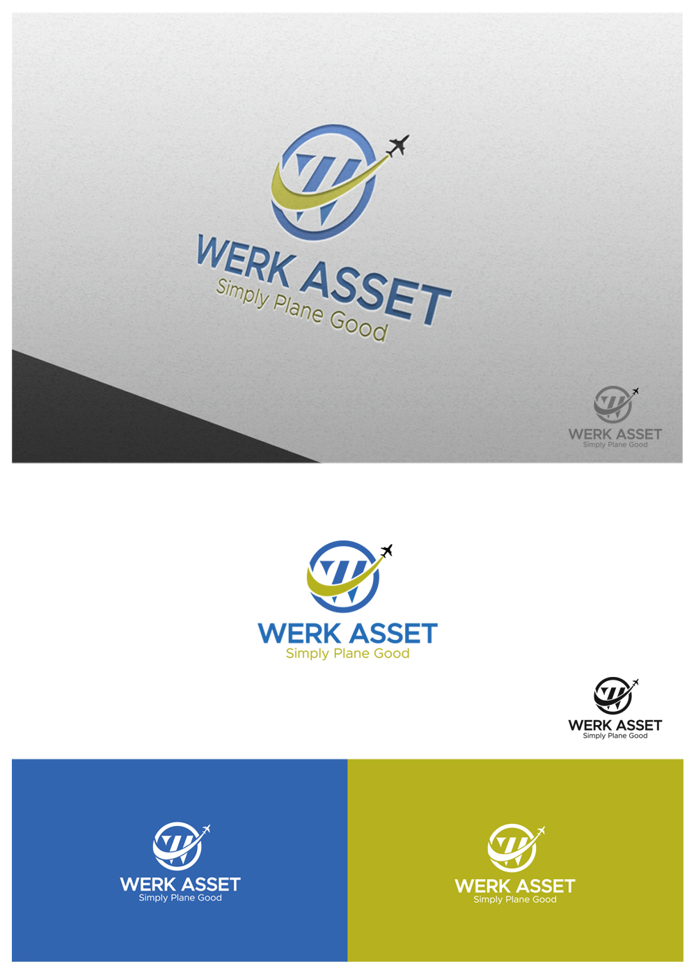 Diseño de Logo por goranvisnjic82 para WERK Aviation Asset Management | Diseño #24164518