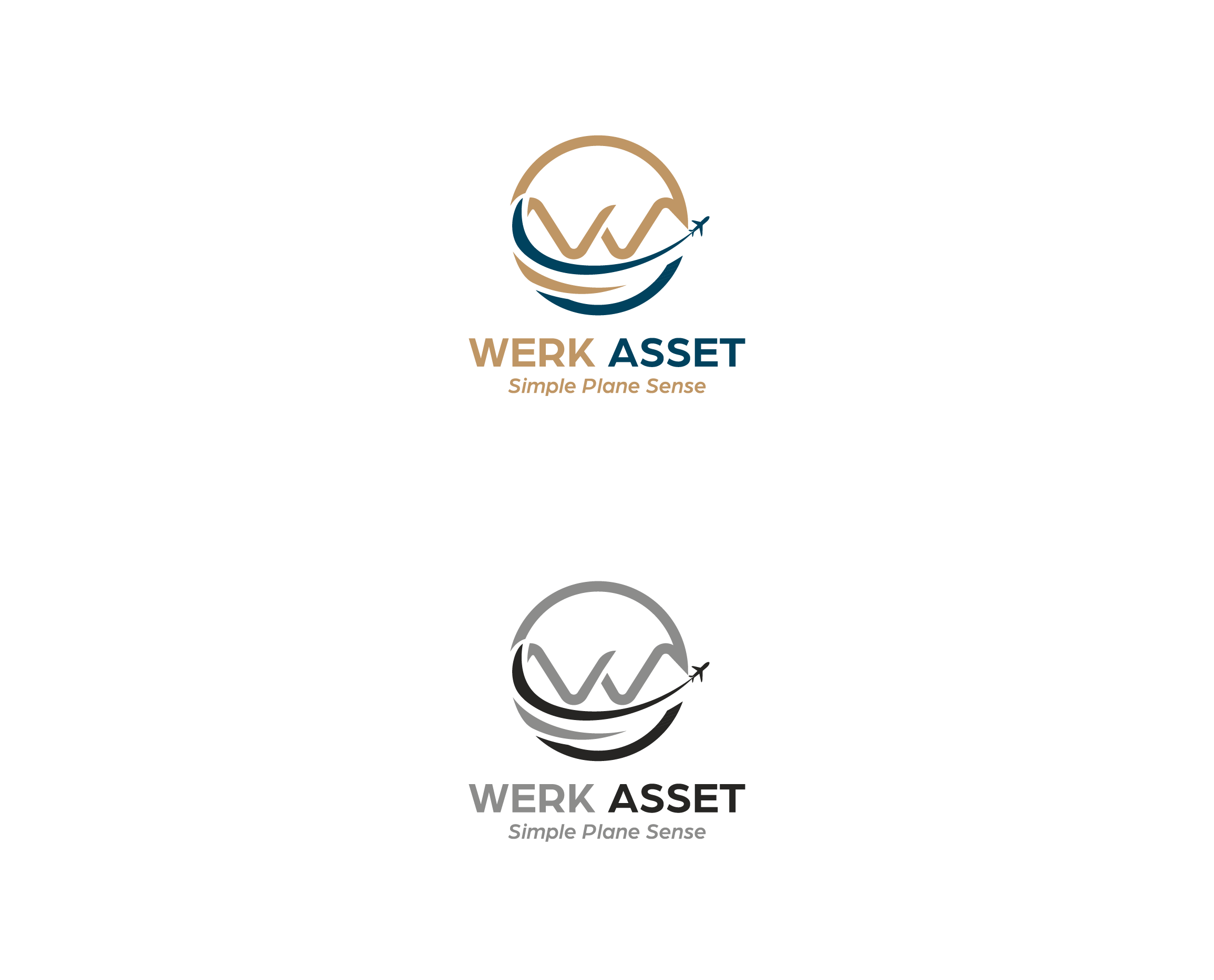 Logo-Design von Ezgi Kilavuz für WERK Aviation Asset Management | Design #24183682