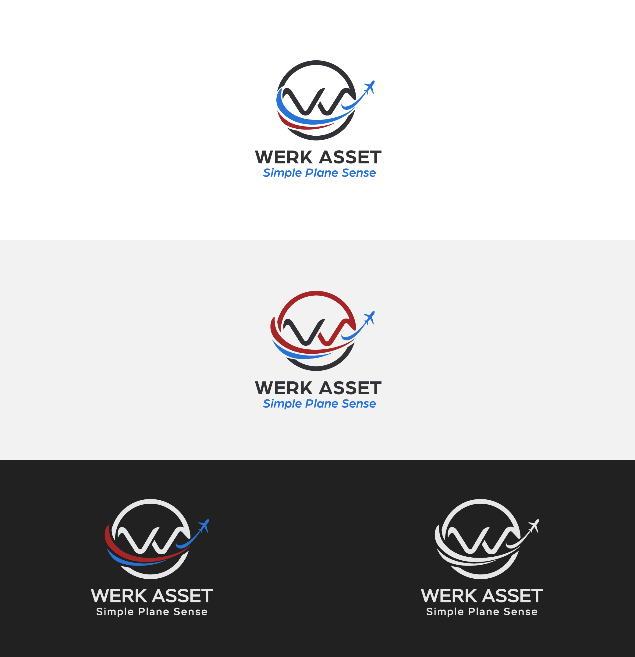 Logo Design by Ezgi Kilavuz for WERK Aviation Asset Management | Design #24203404