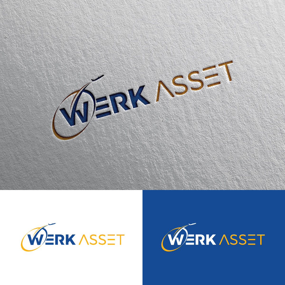 Logo Design by Rii for WERK Aviation Asset Management | Design: #24166175