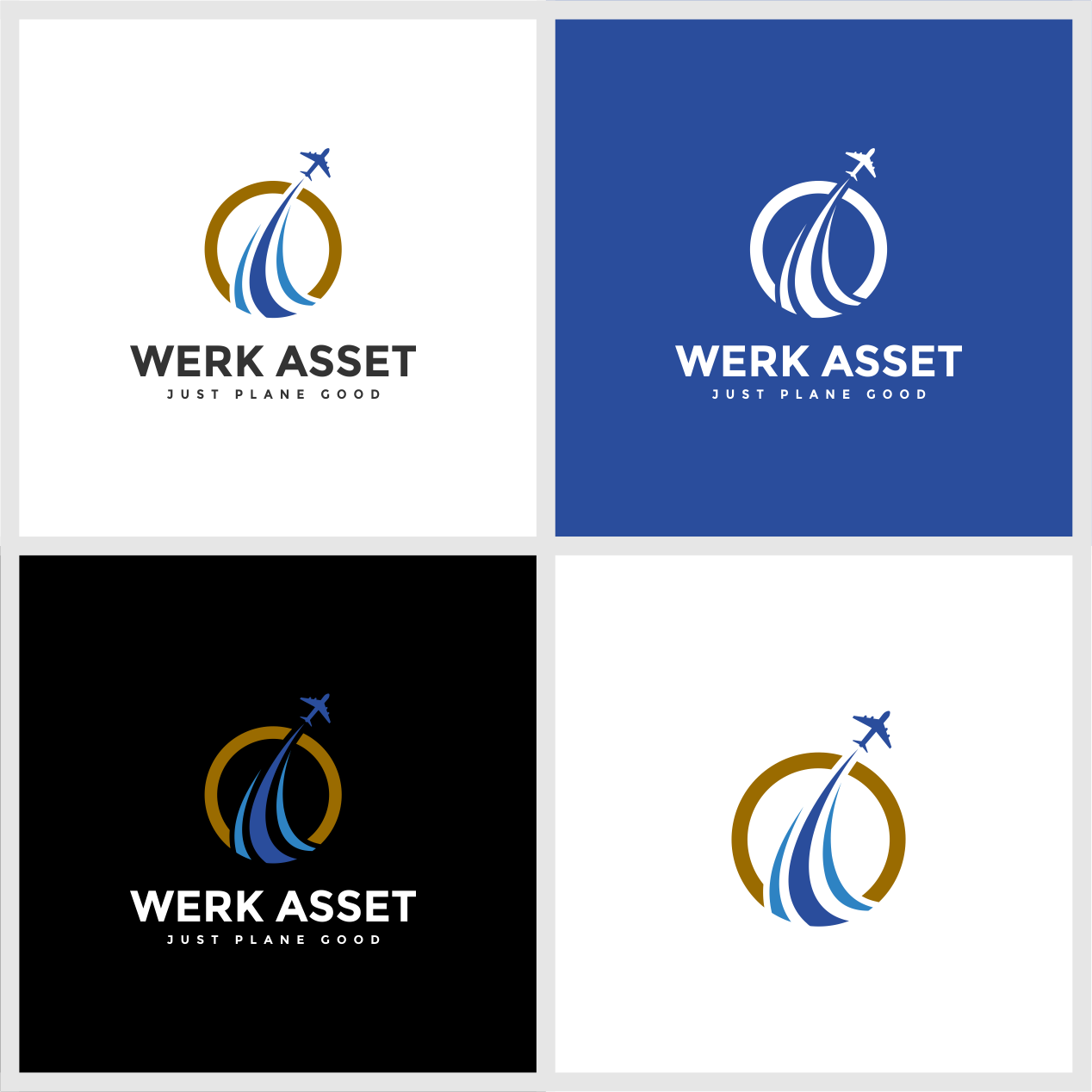 Diseño de Logo por M.Syaiful Huda para WERK Aviation Asset Management | Diseño #24166090