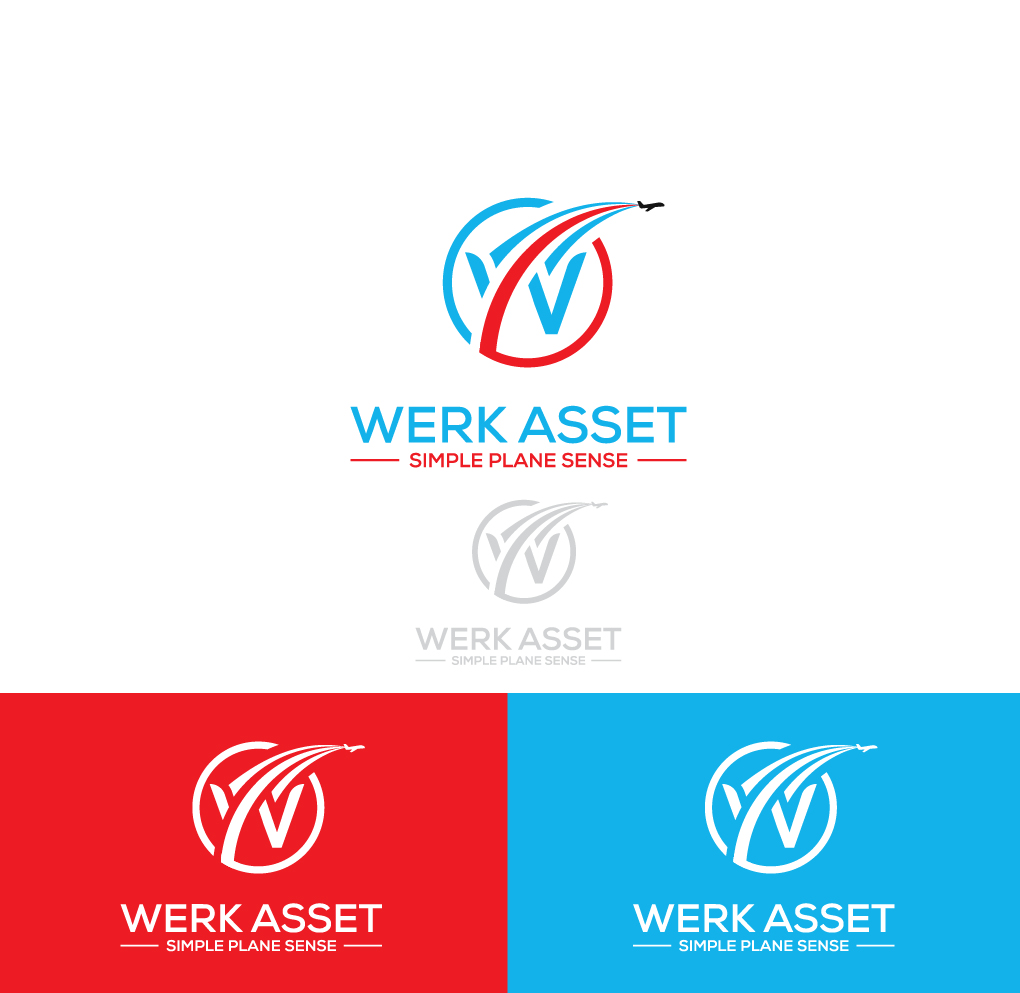 Logo Design by Shahzad.Designs for WERK Aviation Asset Management | Design #24174773