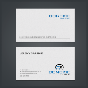 elec business card | Visitenkarten-Design von chandrayaan.creative
