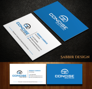 elec business card | Business Card Design by sabbir049