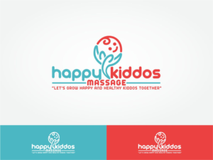 Diseño de Logo por Robby SC para Happy Kiddos Massage Inc. | Diseño: #24167835