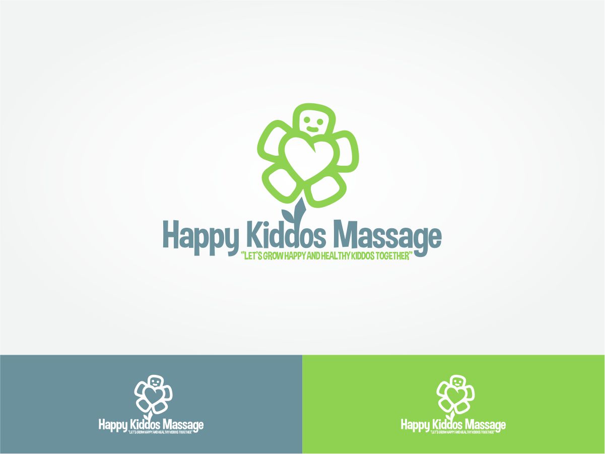 Logo Design by Robby SC for Happy Kiddos Massage Inc. | Design #24167862