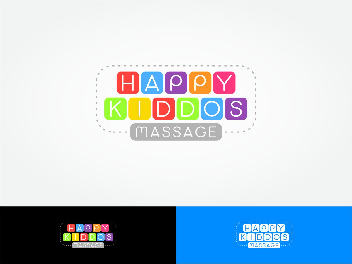 Logo Design by Robby SC for Happy Kiddos Massage Inc. | Design #24223570