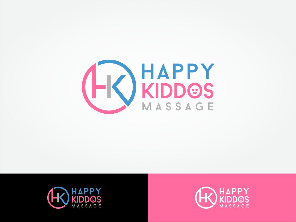 Logo Design by Robby SC for Happy Kiddos Massage Inc. | Design #24231949