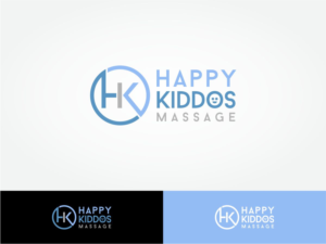 Logo Design by Robby SC for Happy Kiddos Massage Inc. | Design #24267976