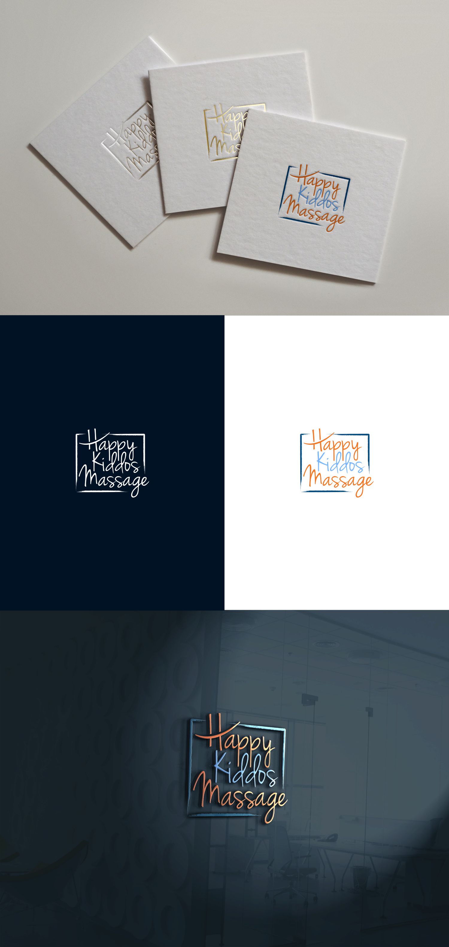 Logo Design by Liyana for Happy Kiddos Massage Inc. | Design #24169881