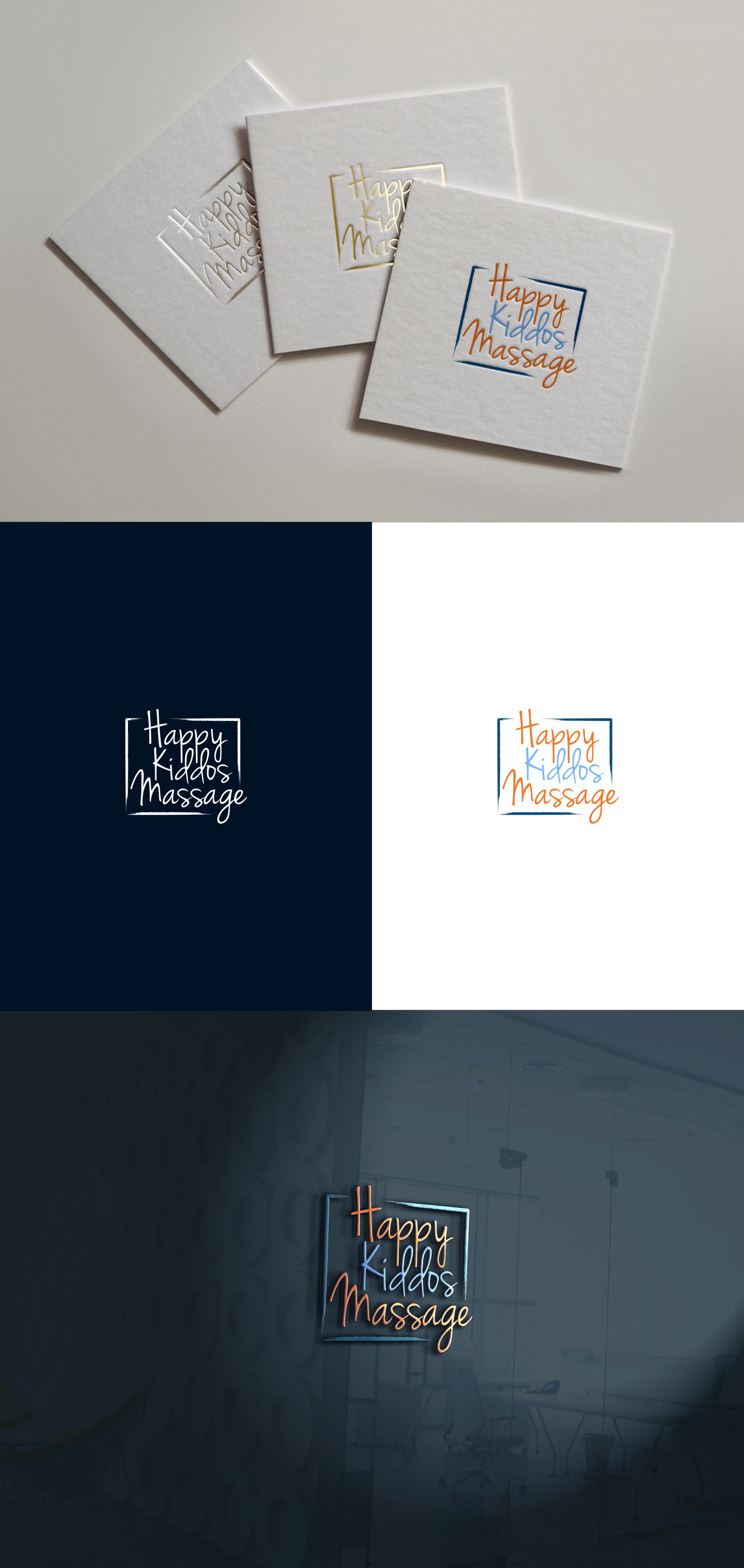 Logo Design by Liyana for Happy Kiddos Massage Inc. | Design #24169882