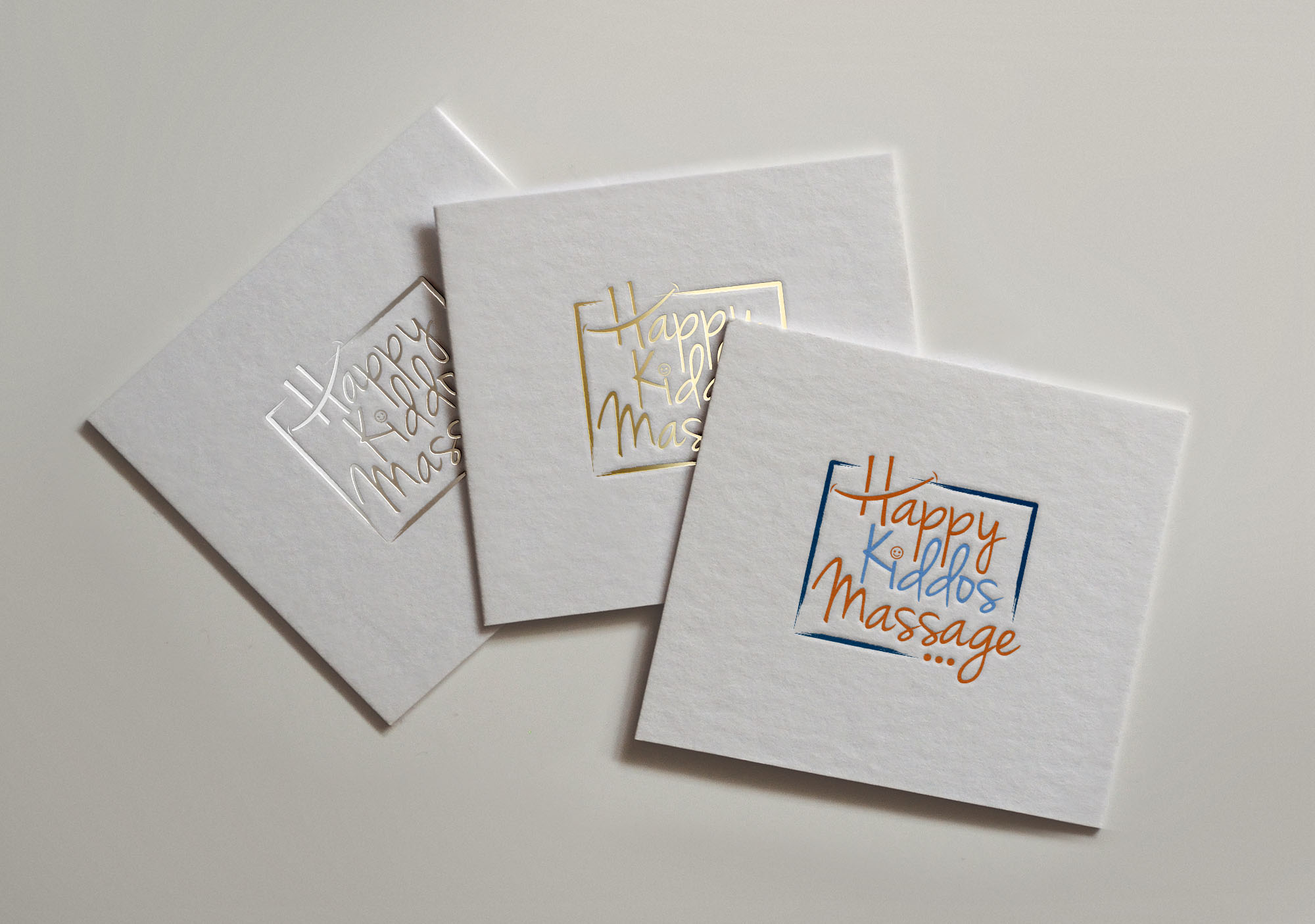 Logo Design by Liyana for Happy Kiddos Massage Inc. | Design #24179893