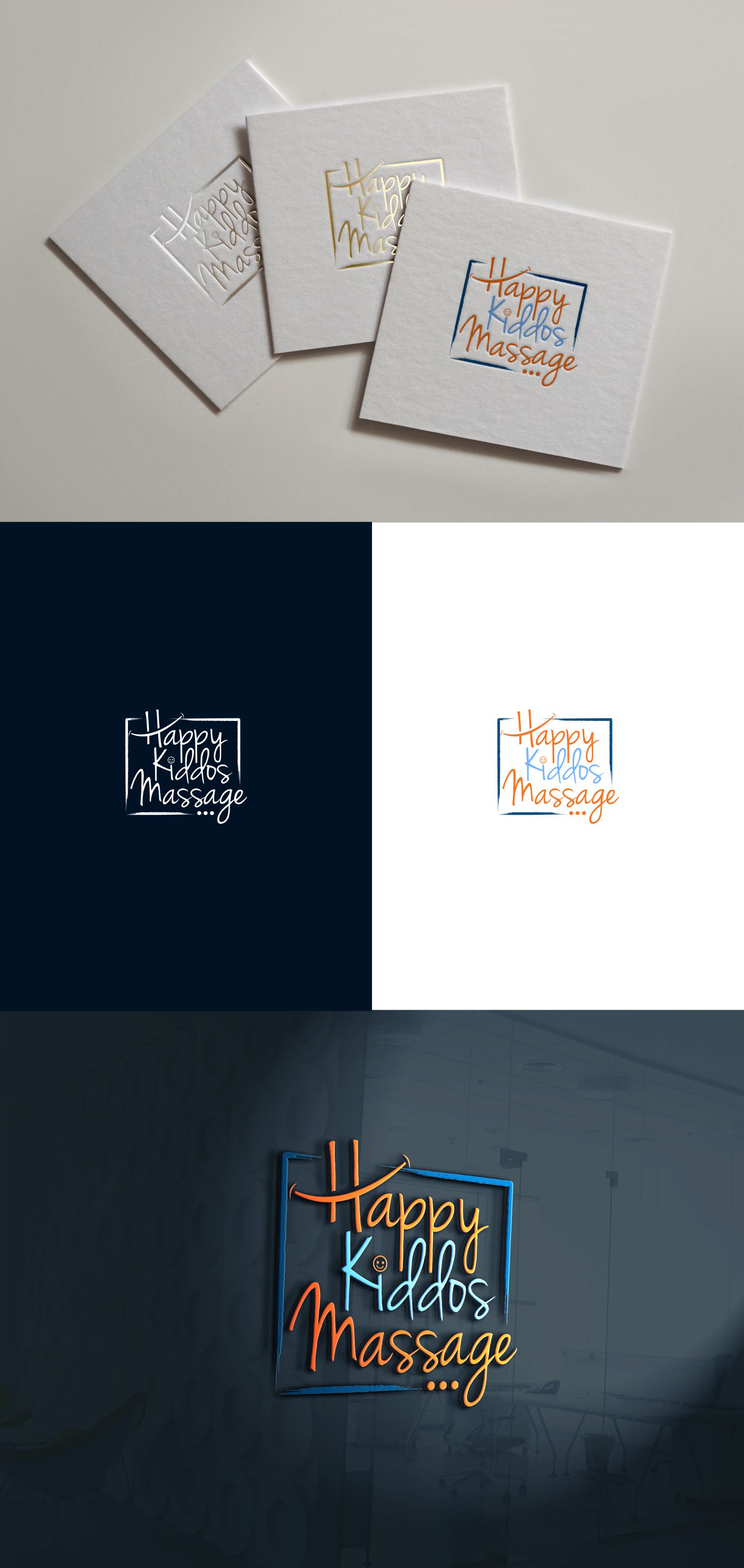 Logo Design by Liyana for Happy Kiddos Massage Inc. | Design #24179895