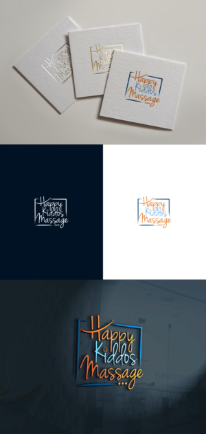Diseño de Logo por Liyana para Happy Kiddos Massage Inc. | Diseño: #24179895