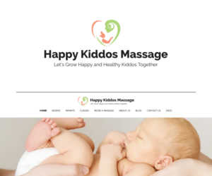Logo Design by DreamzINSIDE for Happy Kiddos Massage Inc. | Design #24219619