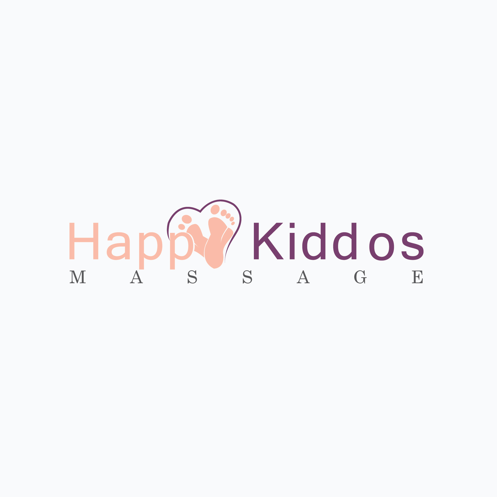 Logo Design by zeeshan01z for Happy Kiddos Massage Inc. | Design #24262632