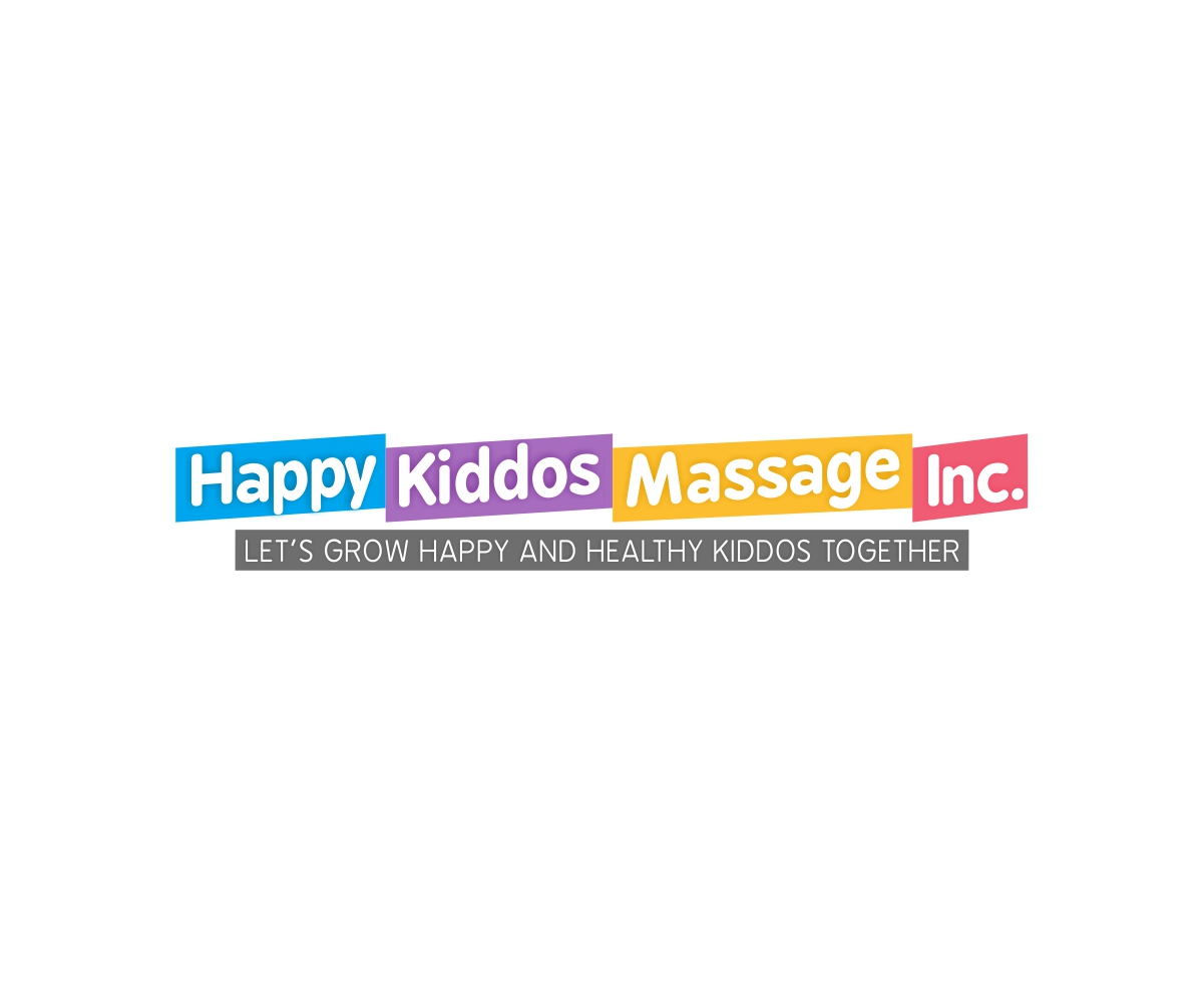 Logo Design by PK 36 for Happy Kiddos Massage Inc. | Design #24234842