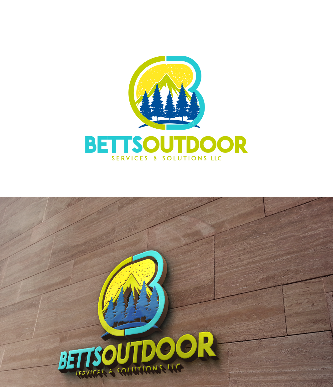 Logo Design by trufya for Betts Outdoor Services and Solutions LLC | Design #24184704