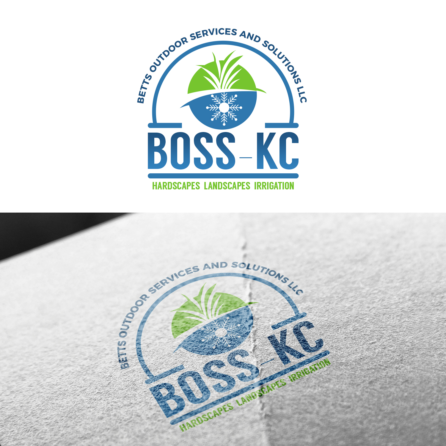 Logo Design by TSU Creations for Betts Outdoor Services and Solutions LLC | Design #24167138