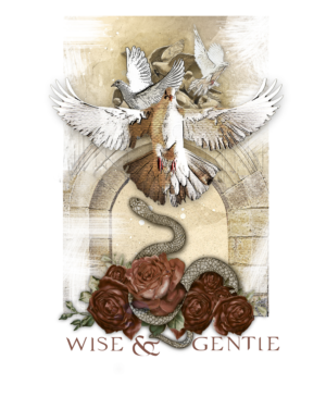 Wise & Gentle  | T-shirt Design by SAI DESIGNS