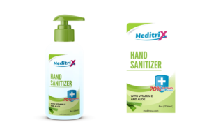 Meditrix Hand Sanitizer - Label Design | Label Design by ammar_ed