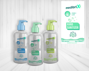 Meditrix Hand Sanitizer - Label Design | Label Design by Ana Gocheva