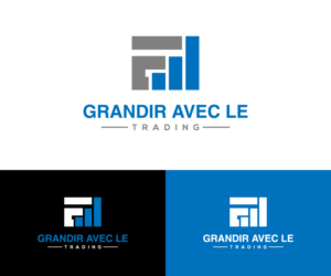 Grandir avec le trading | Logo Design by GoodTimes$$$