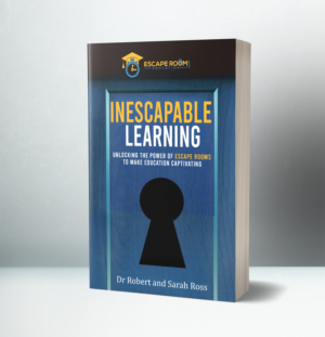 Cover for book on creating escape rooms for educational purposes | Diseño de portada de libro por VARVARA11