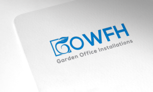 GO Work From Home with a tag line under the logo of 'Garden Office Installations' | Logo Design by dan99