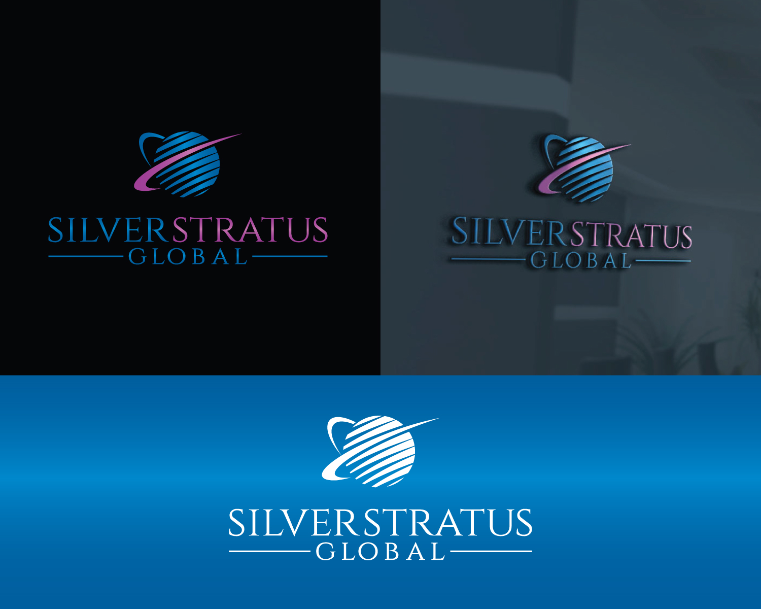 Logo Design by Atec for Siliver Stratus Global | Design #24177961
