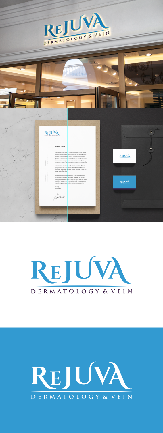 Logo Design by fatiyadesign for ReJUVA Dermatology & Vein | Design #24176659