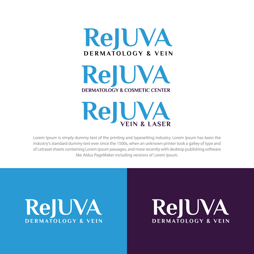 Logo Design by R.design for ReJUVA Dermatology & Vein | Design #24311070