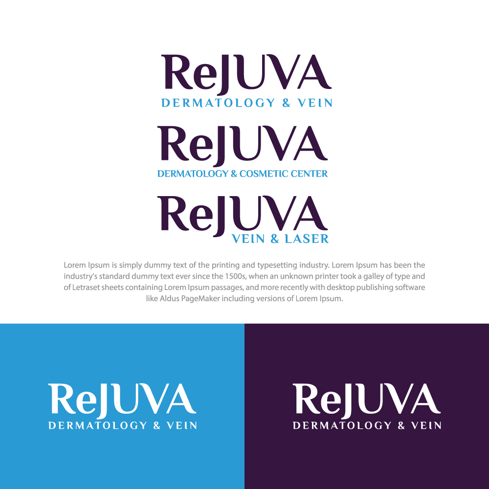 Logo Design by R.design for ReJUVA Dermatology & Vein | Design #24311088