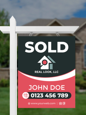 Signage Design by ecorokerz for Real Look LLC | Design: #24196540