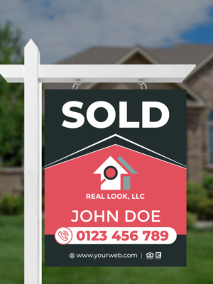 Signage Design by ecorokerz for Real Look LLC | Design: #24196541